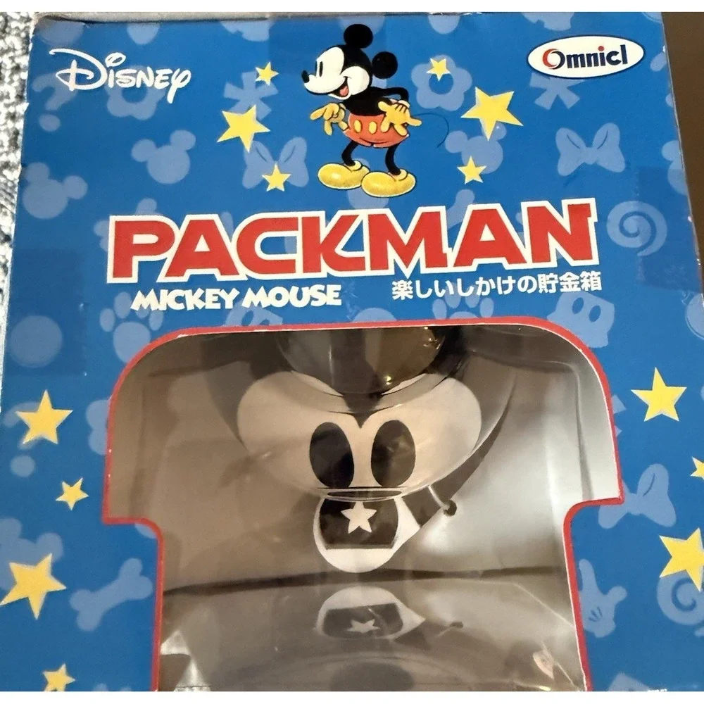 Disney, Mickey,‎ Pac-Man, and Fun Shikkaku piggy bank From Japan